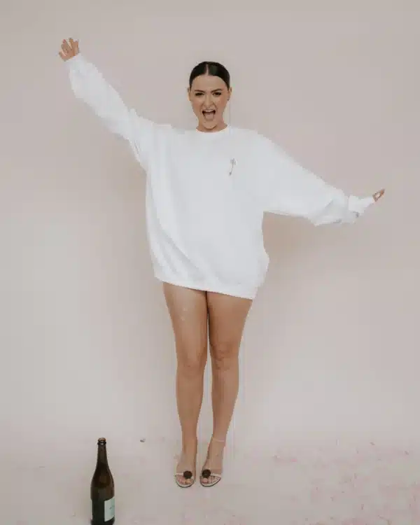 White 'Key' Sweatshirt