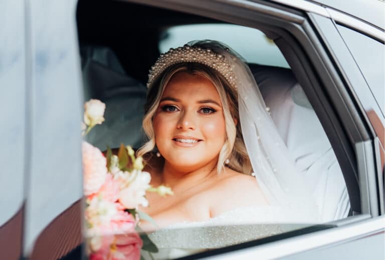 Bijoux Bride Krisell at her Kinkell Byre Wedding