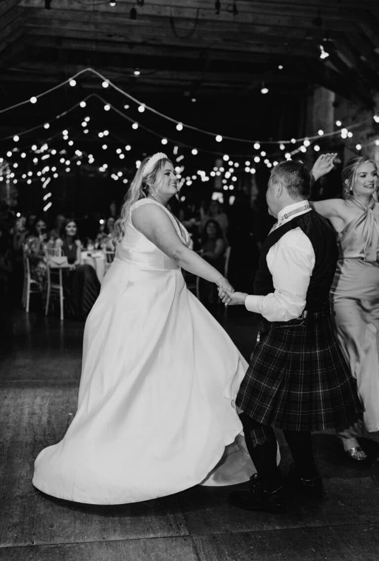 Bijoux Bride Krisell at her Kinkell Byre Wedding