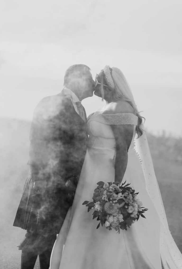 Bijoux Bride Krisell at her Kinkell Byre Wedding