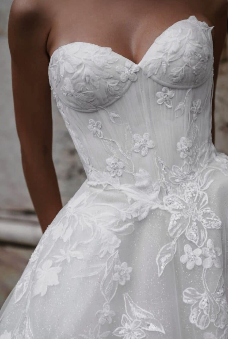 Allure Bridals Abella Colletion | Style E450 | Babetta Close Up