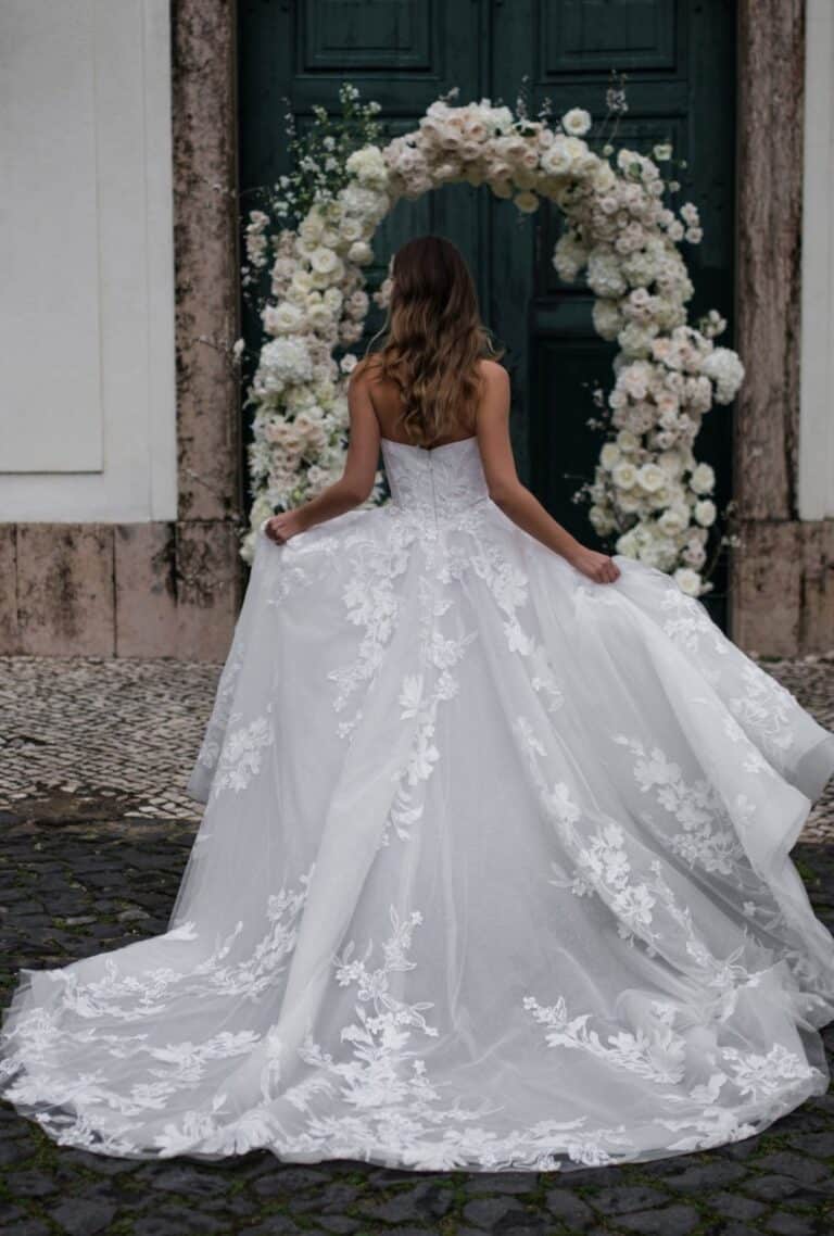 Allure Bridals Abella Colletion | Style E450 | Babetta Back View
