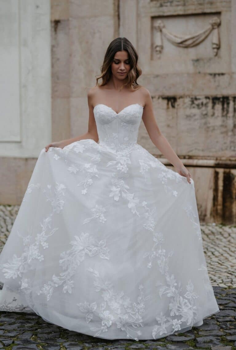 Allure Bridals Abella Colletion | Style E450 | Babetta Alt Front View