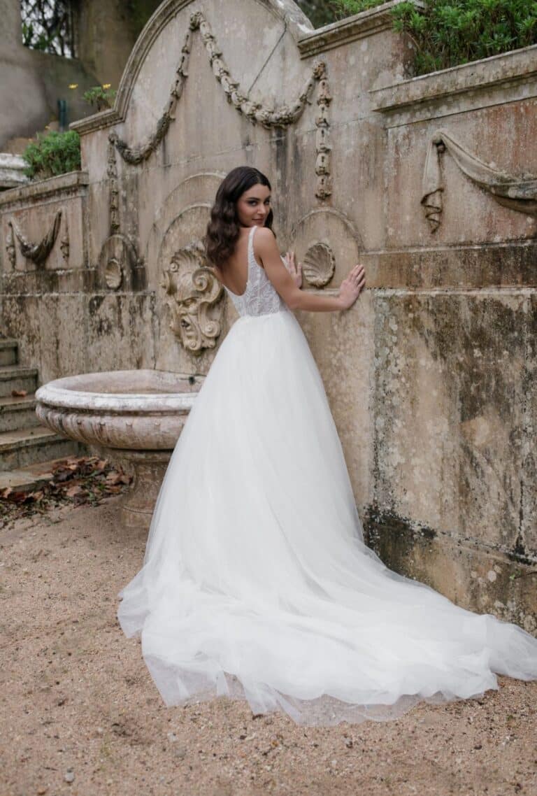 Allure Bridals Abella Colletion | Style E459 | Cassandra Back View