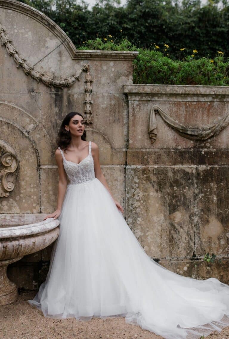 Allure Bridals Abella Colletion | Style E459 | Cassandra Alt Front View