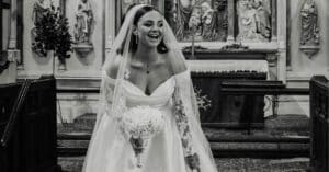 Georgia travelled from Cornwall to Bijoux to find her Wedding Dress