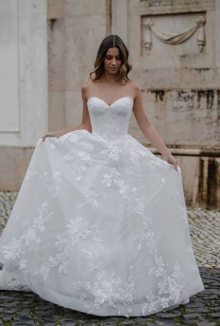 Allure Bridals Abella Colletion | Style E450 | Babetta Alt Front View