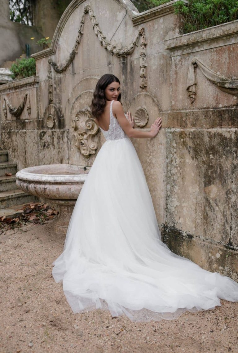 Allure Bridals Abella Colletion | Style E459 | Cassandra Back View
