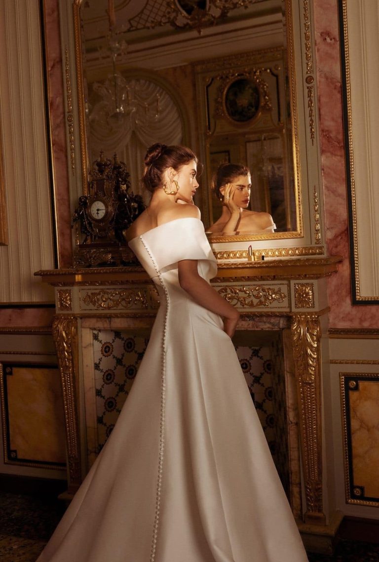 Justin Alexander Wedding Dress - Style 88354 - Harper Back view