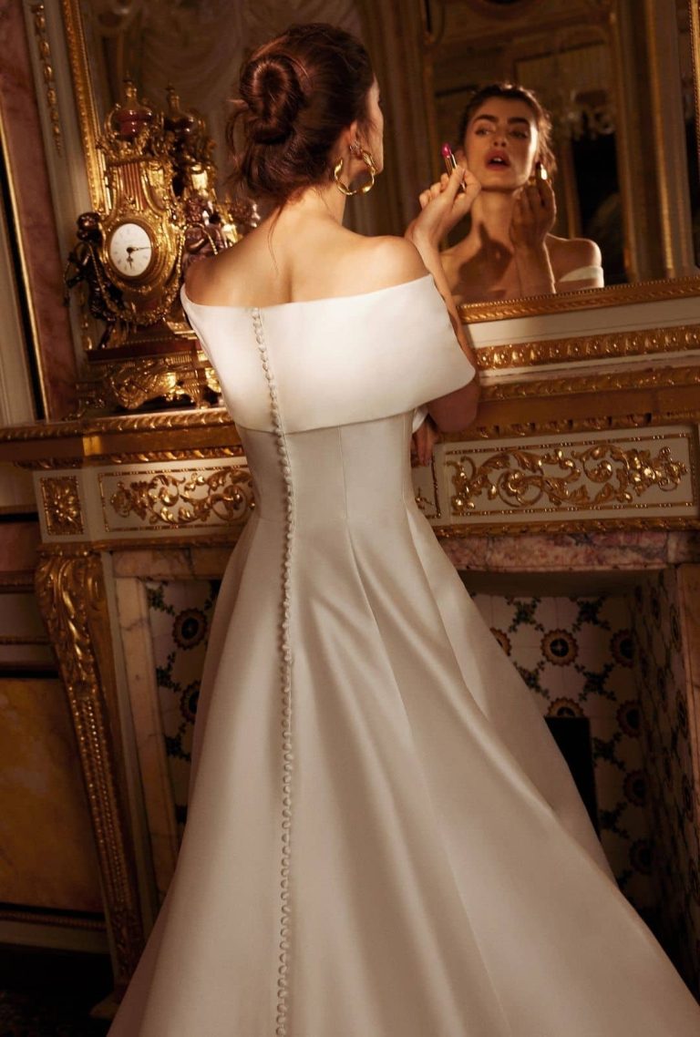 Justin Alexander Wedding Dress - Style 88354 - Harper Close Back View