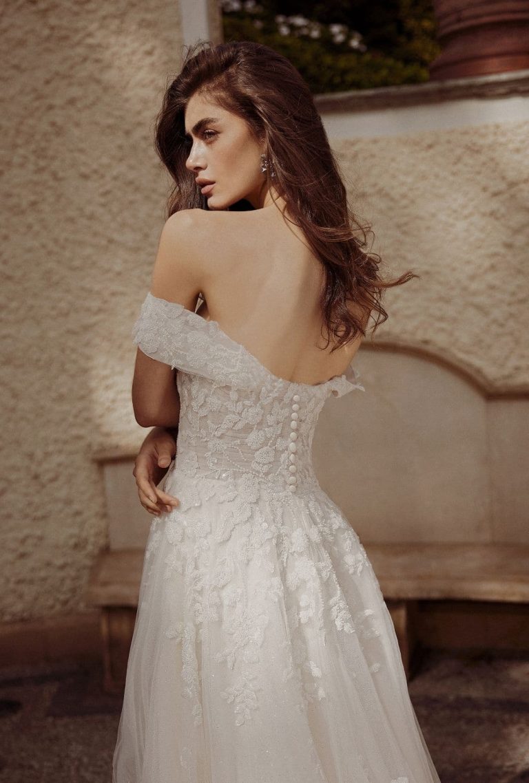 Justin Alexander Wedding Dress - Style 88368 - Hera Close Back View