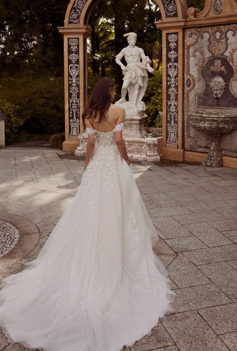 Justin Alexander Wedding Dress - Style 88368 - Hera Back View