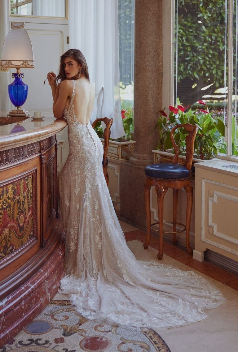 Justin Alexander Wedding Dress - Style 88401 - Italia Alt Back View